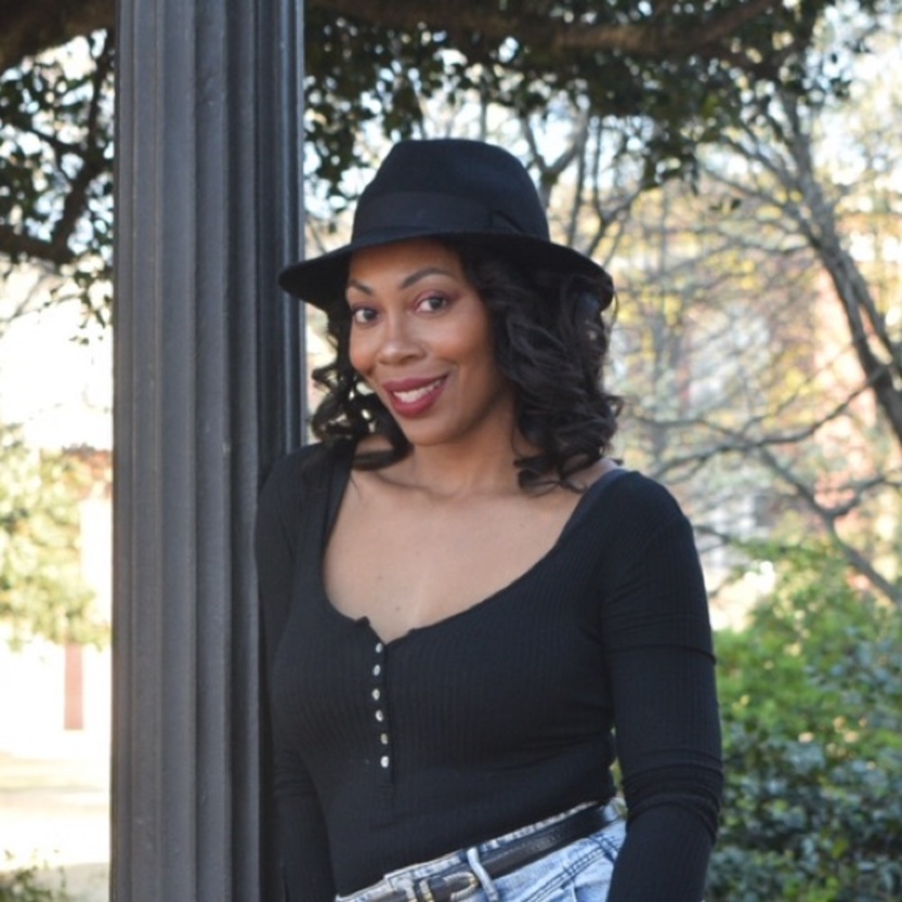 H&M Hat Fedora Ribbon Trim Size L